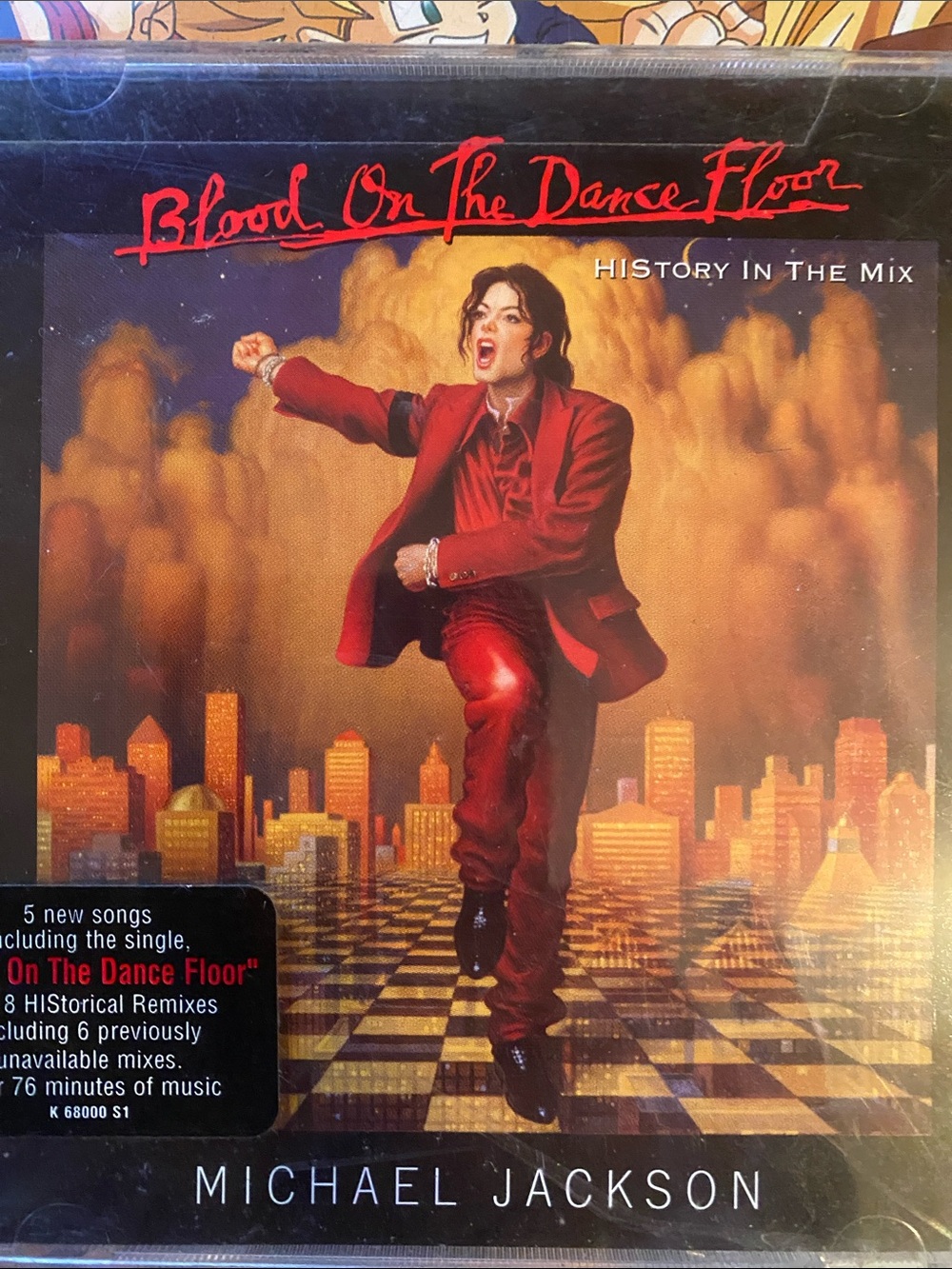 Michael Jackson 'Blood On The Dance Floor' CD — Red Outfit Cover